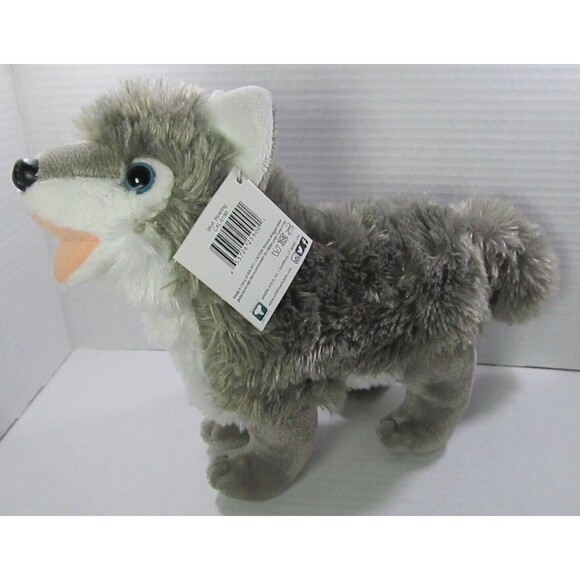 Wildlife Artists Critter Callers Wolf 11" Plush Stuffed Animal Toy Works w/Tags - Picture 3 of 10